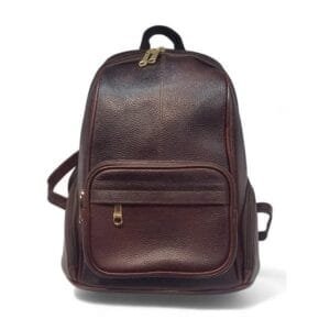 Libby Premium Leather Backpack Brown