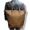 Stella Convertible Backpacks Tan Leather