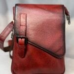 Kayla Small Leather Crossbody Bag Red