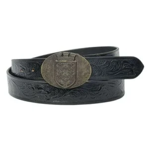 Western Embossed Leather Belts