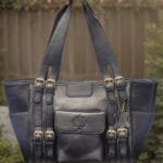 Chelsea Leather Tote/Hand bag black