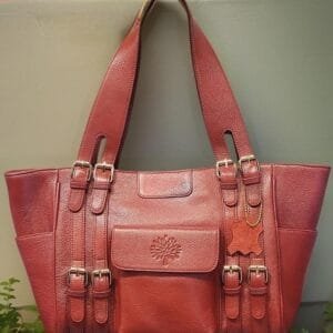 Chelsea Leather Tote/Hand Bag Red