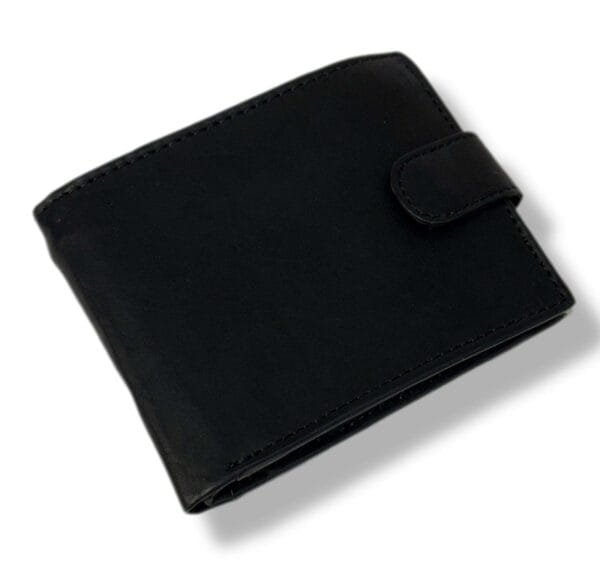 RFID Protected Leather Wallet Black