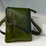 Kayla Small Leather Crossbody Bag Green