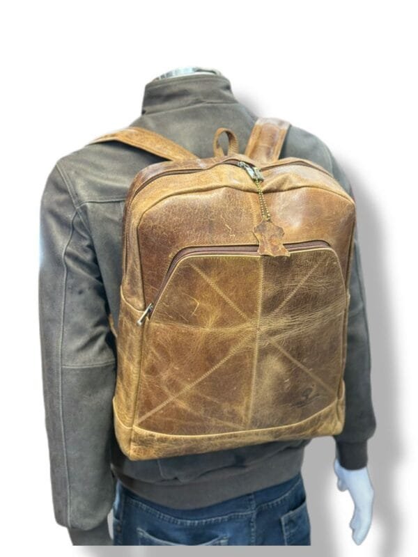 Unisex Vintage Leather Backpack