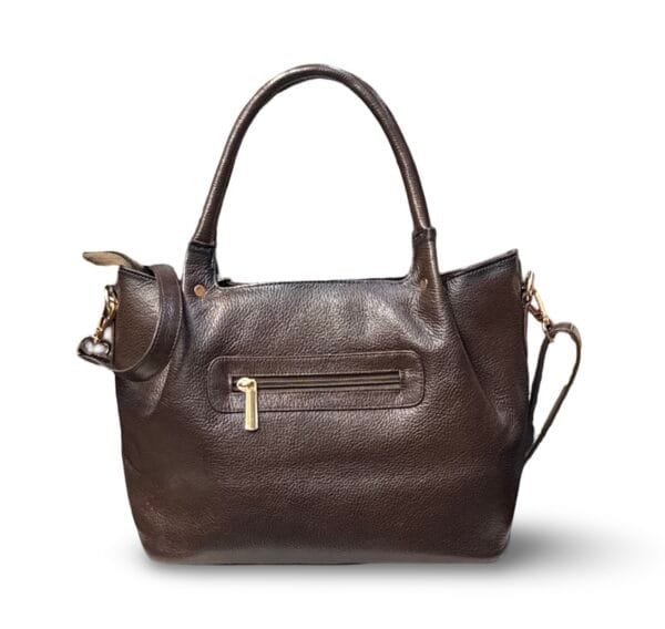 Heaven Leather Tote Bag- Brown
