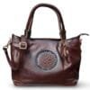 Heaven Leather Tote Bag- Reddish Brown