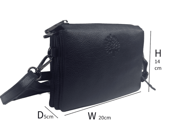 The Verona Soft Leather Cross body Bag Blue