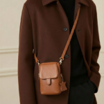 Genuine Pebbled Leather Cross body Phone Bag/Sling/Messenger/Purse for Women